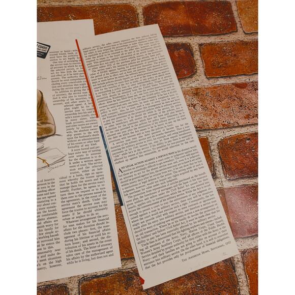 1942 Vintage Print Article - "Off to War - Without Financial Worries!" WWII Era - Picture 7 of 8